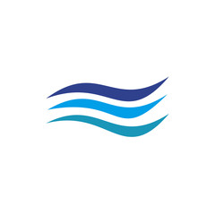 Fototapeta na wymiar Water logo icon vector template
