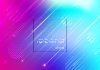 Abstract colorful background with geometric shapes