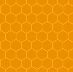 Background of honeycomb. orange