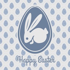 Happy Easter greeting card design. Vector illustration. 