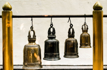 Fototapeta na wymiar old bell in the temple