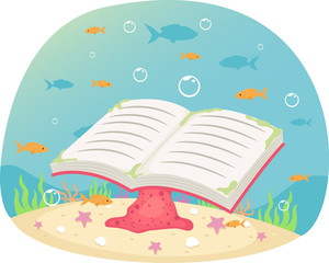 Under Water Book Illustration
