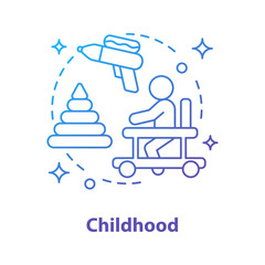 Childhood concept icon