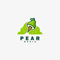 Mango Rocket illustration vector template