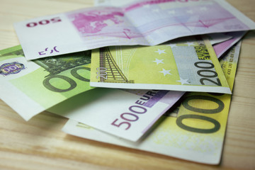 money on the table .