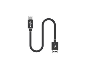 usb icon vector illustration