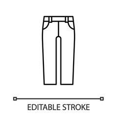 Jeans linear icon