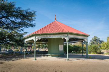 Fototapeta premium Rotunda at Beechworth Cemetery, Australia