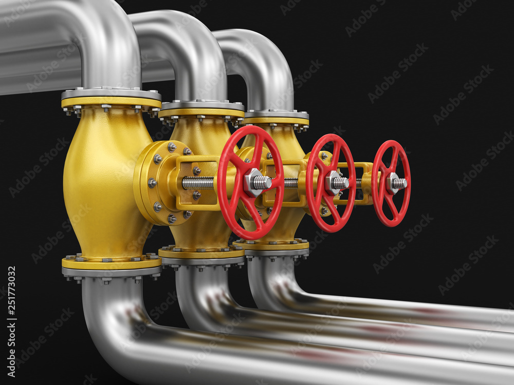 Poster pipeline. image with clipping path