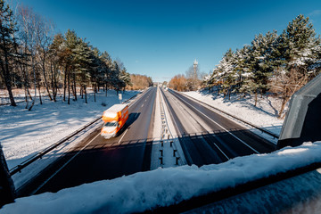 highway in Gdynia