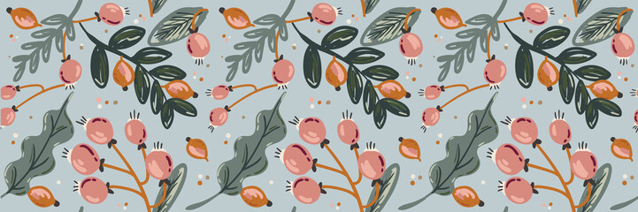 spring floral scandinavian illustrations