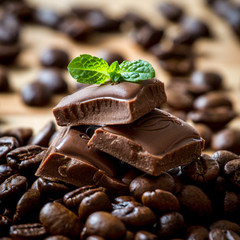 chocolate and coffee