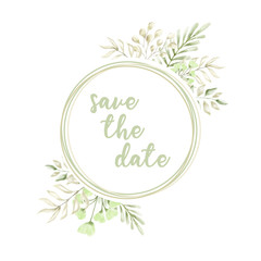 watercolor floral background vector