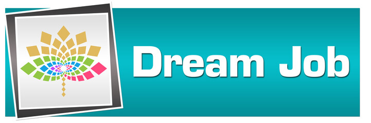 Dream Job Turquoise Floral Left 