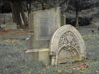 Vandalised Tombstone