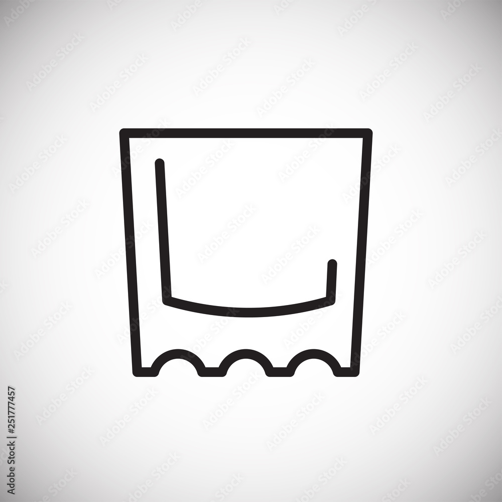 Poster vodka line icon on white background for graphic and web design, modern simple vector sign. internet 