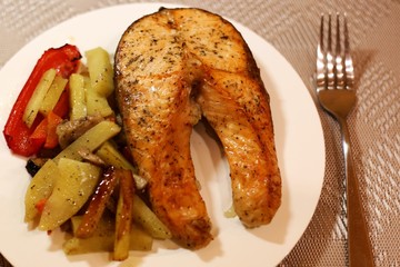 a dish of healthy and tasty fish