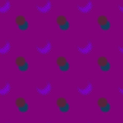 Seamless background pattern with various colored circles.