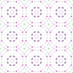 Seamless abstract pattern background with a variety of colored circles.