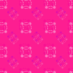 Seamless background pattern with various colored triangles.