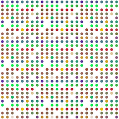 Seamless abstract pattern background with a variety of colored circles.