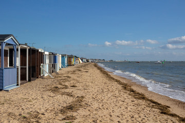 Fototapeta na wymiar Thorpe Bay Beach, Essex, England