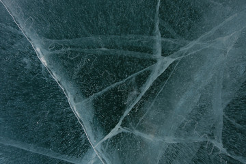 The texture of the Baikal ice