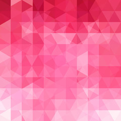 Abstract geometric style pink background. Pink business background Vector illustration