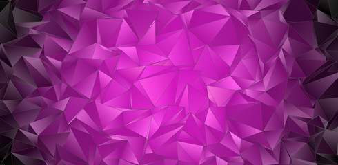 Abstract Low-Poly triangular modern background