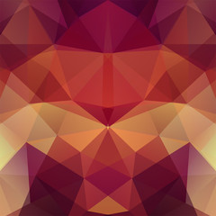 Background of brown, beige geometric shapes. Mosaic pattern. Vector EPS 10. Vector illustration