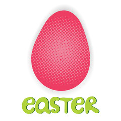 Easter Holiday Poster. Vector Illustration.