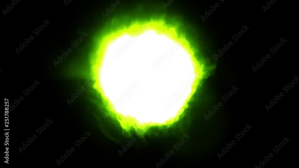 Poster shockwave fire explosion loop/ animation of a powerful fire explosion wave effect with fluid distort