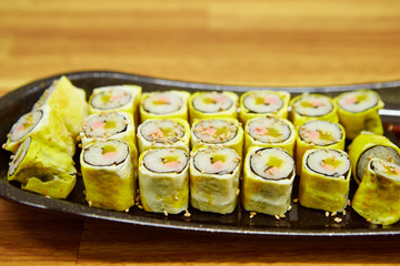 Gimbap, Korean rolled rice