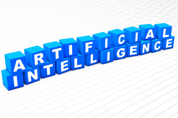 Artificial Intelligence word illustration