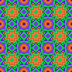 Seamless background pattern with a variety of multicolored lines.