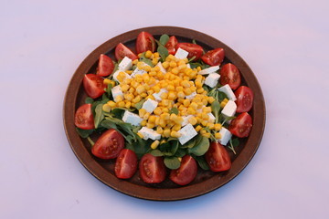 Salatteller. Gemischter Salat