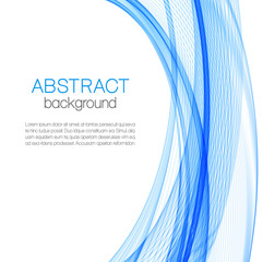 Abstract background with color waves