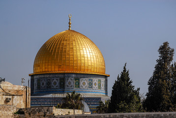 Fototapeta na wymiar エルサレム　黄金のモスク