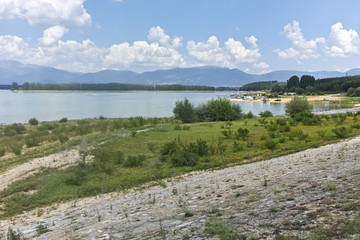 Panoramic view of Koprinka Reservoir, Stara Zagora Region, Bulgaria