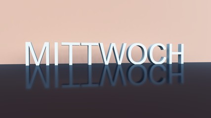 Wochentage - deutsch-englisch