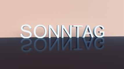 Wochentage - deutsch-englisch