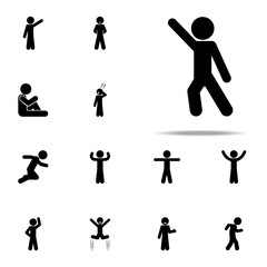 child, dance icon. child icons universal set for web and mobile