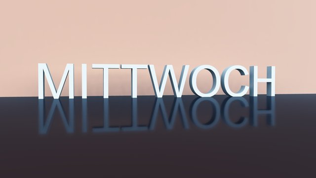 Wochentage - deutsch-englisch