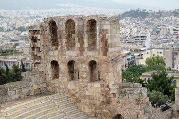 The antique theatre in Athens