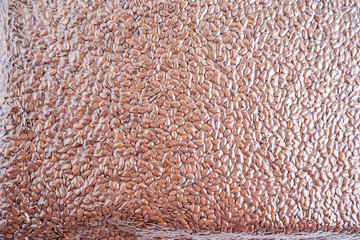 a bag of vacuum packed flaxseed