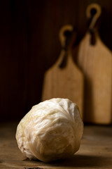 Whole sour cabbage
