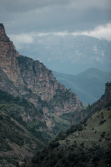 beautiful landscape of wild mountains in Highland,Scotland