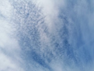 blue sky with clouds