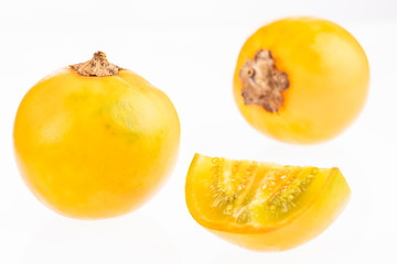 Lulo delicious tropical fruit - Solanum quitoense