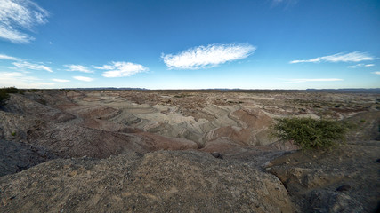 Rock formations at Ischigualasto Provincial Park, San Juan, Argentina